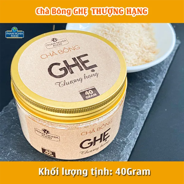 Chà Bông GHẸ dinh dưỡng, tiện lợi, Loại Thượng Hạng.