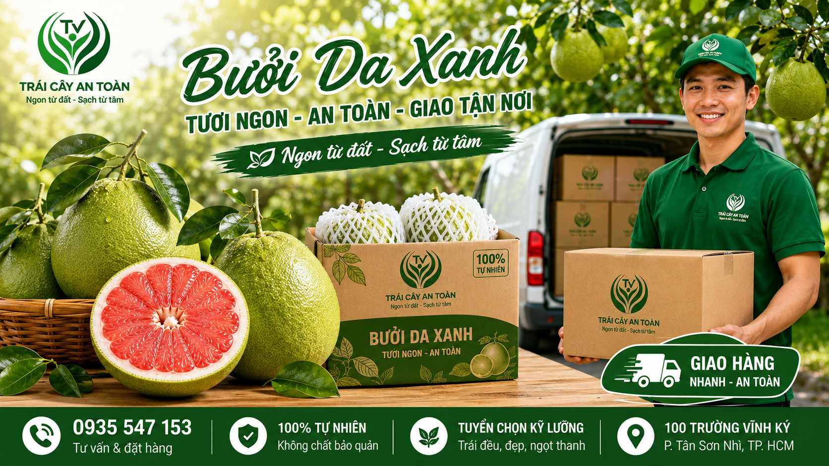Giao hàng trái cây tận nơi