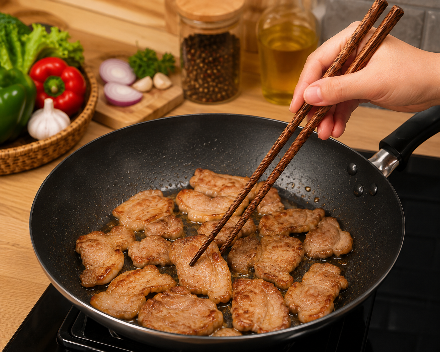 Đũa xào gỗ dừa