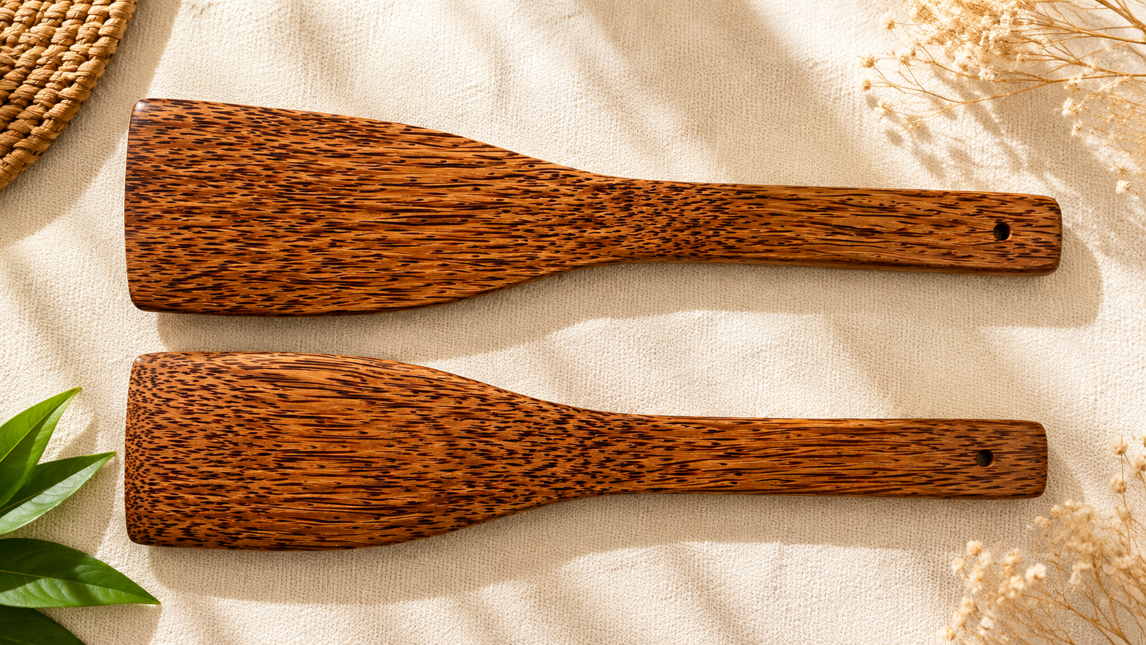 Sạn vuông gỗ dừa 29cm