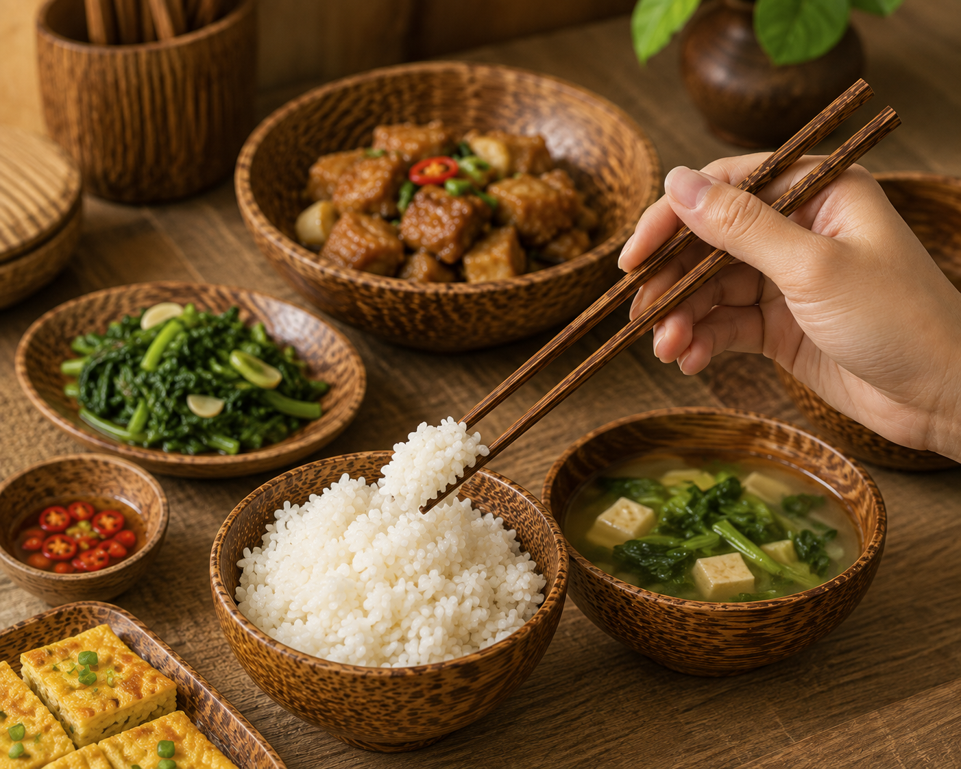 Đũa gỗ dừa