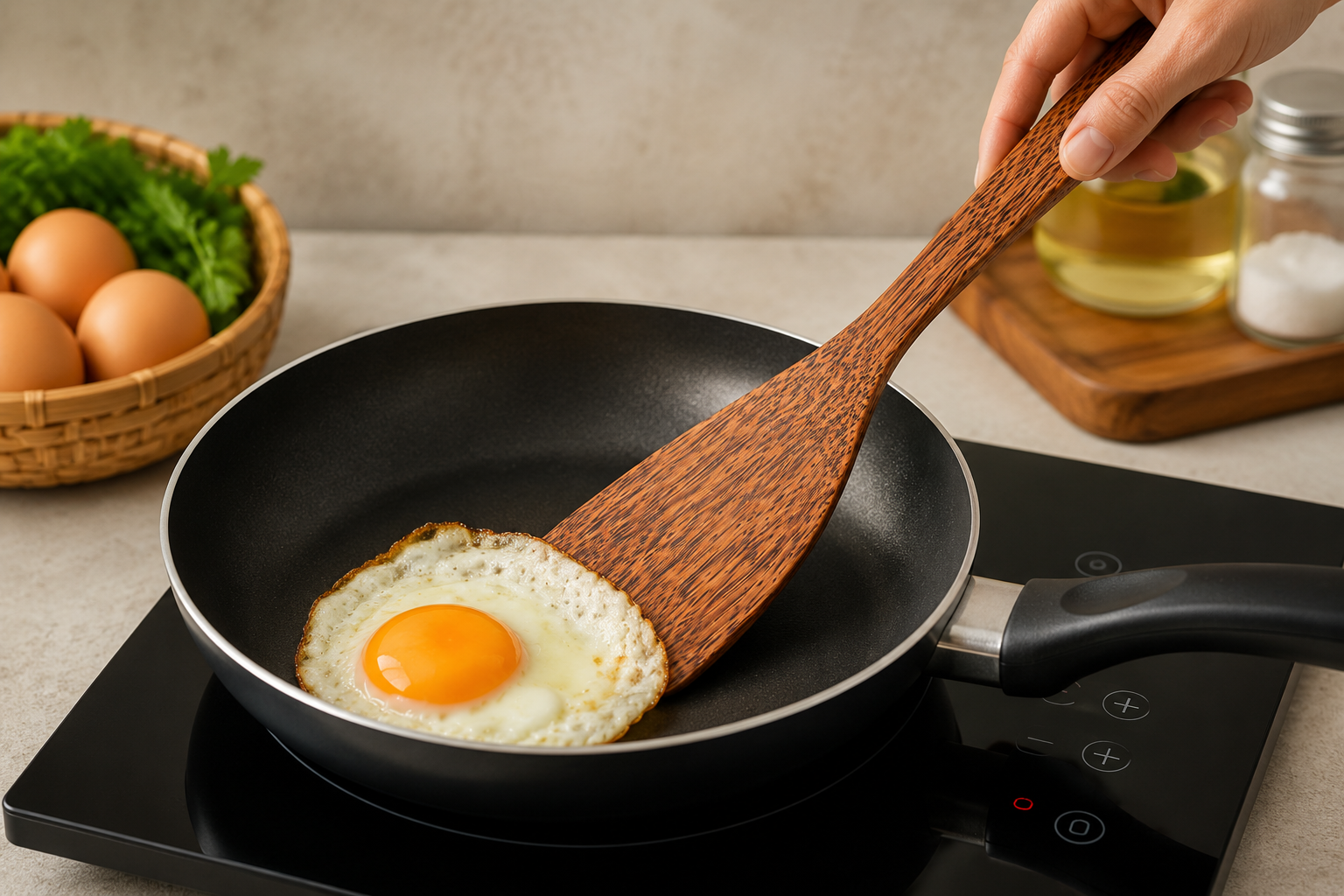 Sạn vuông gỗ dừa 29cm