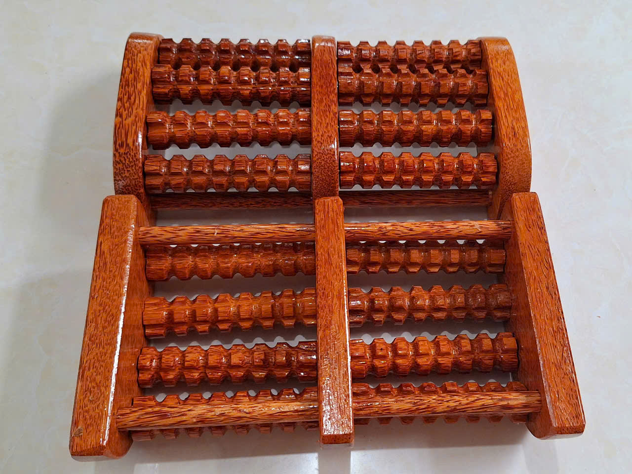 Bàn lăn chân bằng gỗ dừa 8 thanh