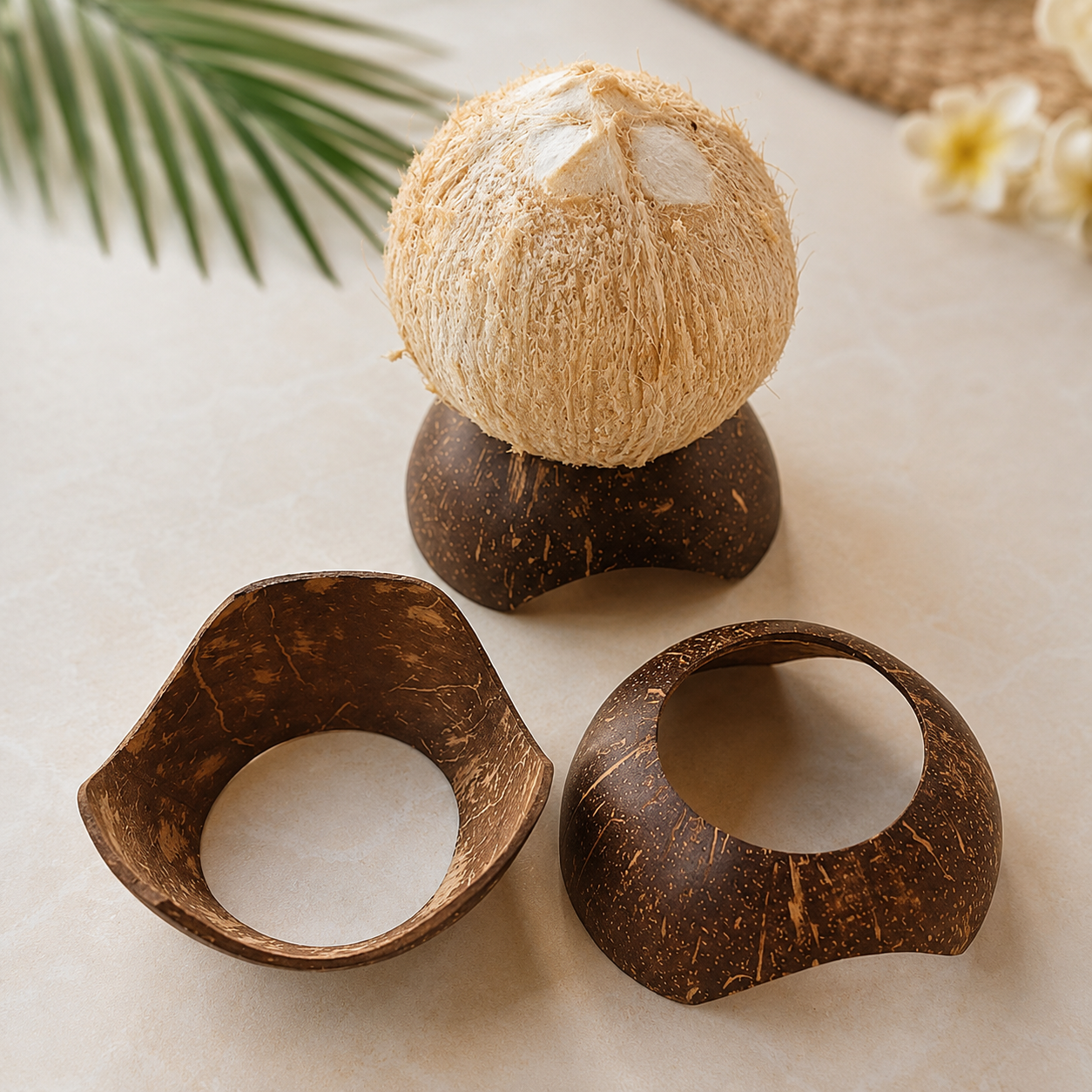 đế gáo để dừa trọc Dừa Việt