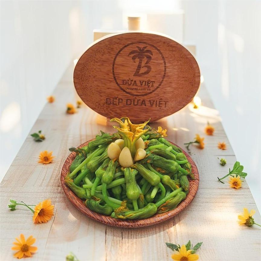 Dĩa gỗ dừa 20cm Dĩa gỗ dừa 20cm