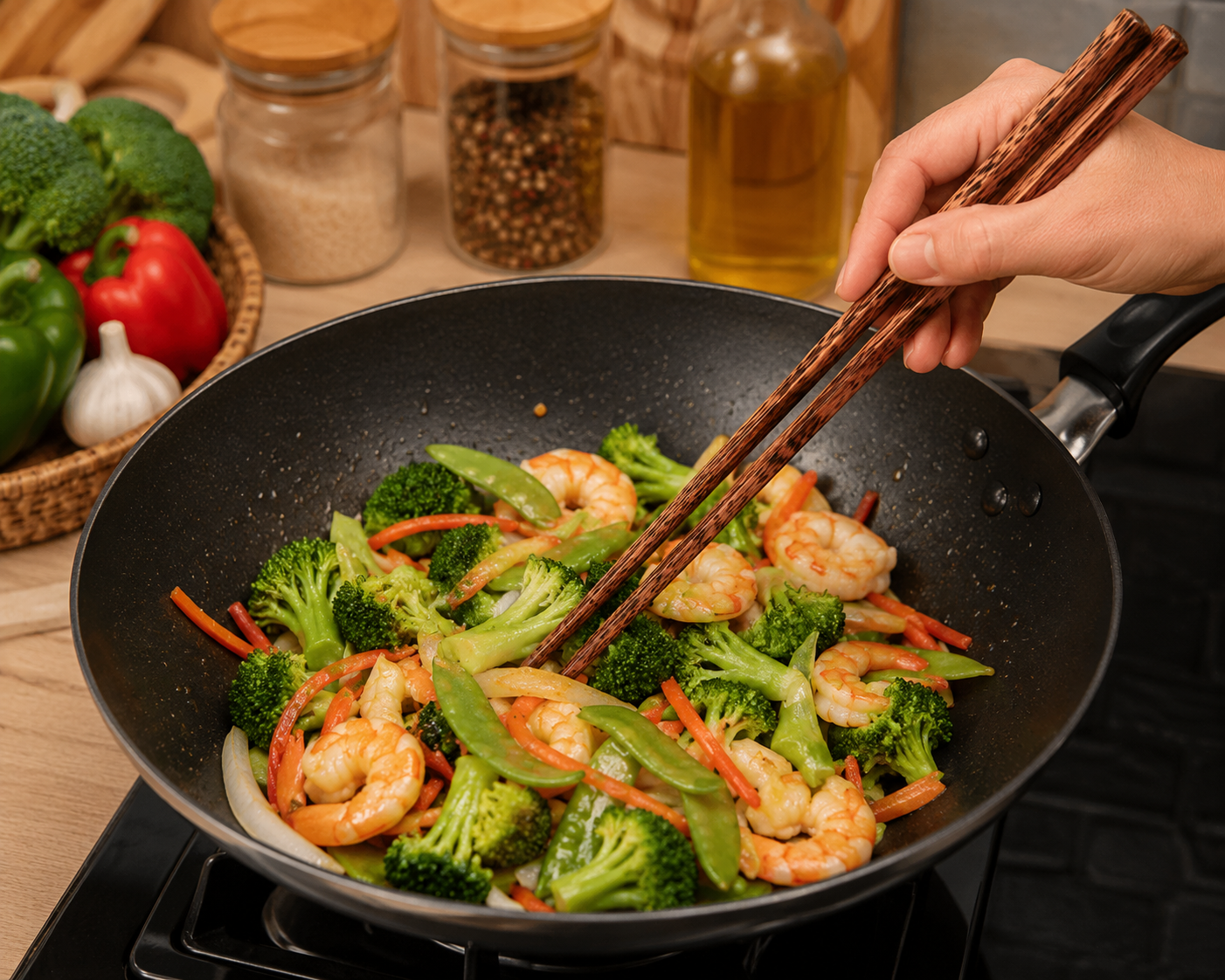 Đũa xào gỗ dừa