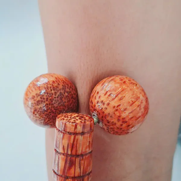 Lăn Massage Hít Gỗ Dừa