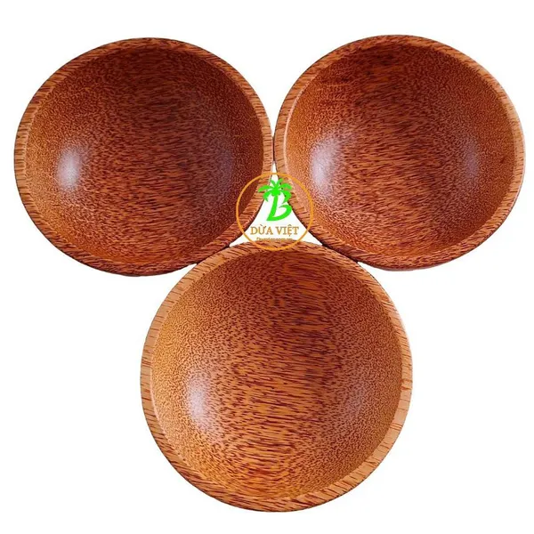 Tô Tròn 18cm Gỗ Dừa