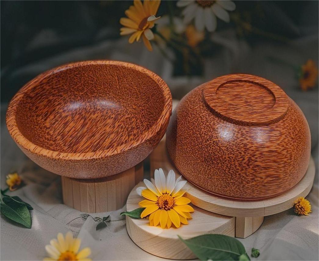 Tô gỗ dừa 16cm Tô gỗ dừa 16cm