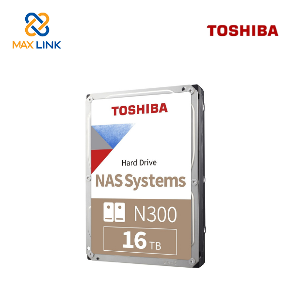Ổ cứng HDD TOSHIBA NAS N300 16TB HDWG31GUZSVA