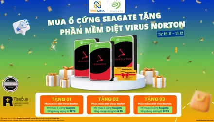  Chương Trình Mua Ổ Cứng Seagate  Tặng Phần Mềm Diệt Virus Norton
