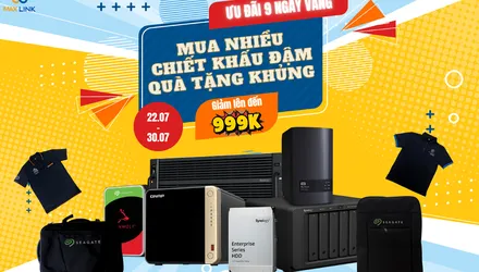 Đại Tiệc Sinh Nhật 9 Tuổi MaxLink - Ưu Đãi 9 Ngày Vàng Đại Tiệc Sinh Nhật 9 Tuổi MaxLink - Ưu Đãi 9 Ngày Vàng