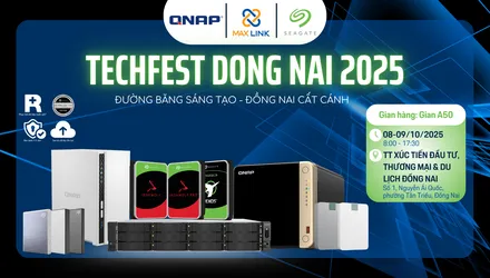 MaxLink & QNAP & Seagate Tham Gia TECHFEST ĐỒNG NAI 2025
