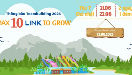 MaxLink Thông Báo Lịch Nghỉ Teambuilding 2025