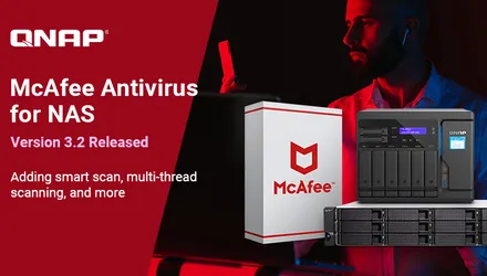 QNAP cập nhật McAfee Antivirus cho NAS