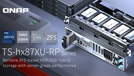 QNAP ra mắt bộ lưu trữ kết hợp TS-hx87XU-RP, có bộ xử lý Intel Xeon E, tốc độ cao 2,5GbE / 10GbE và mở rộng PCIe thế hệ 4