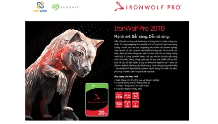 Seagate IronWolf Pro 20TB NAS Internal Hard Drive HDD