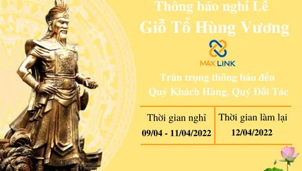 THÔNG BÁO NGHỈ LỄ GIỖ TỔ HÙNG VƯƠNG