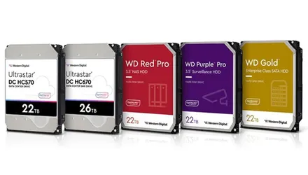 Western Digital mở ra kỷ nguyên phát triển mới cho thị trường đám mây với ổ cứng 22TB CMR và 26TB UltraSMR đầu tiên trên thế giới
