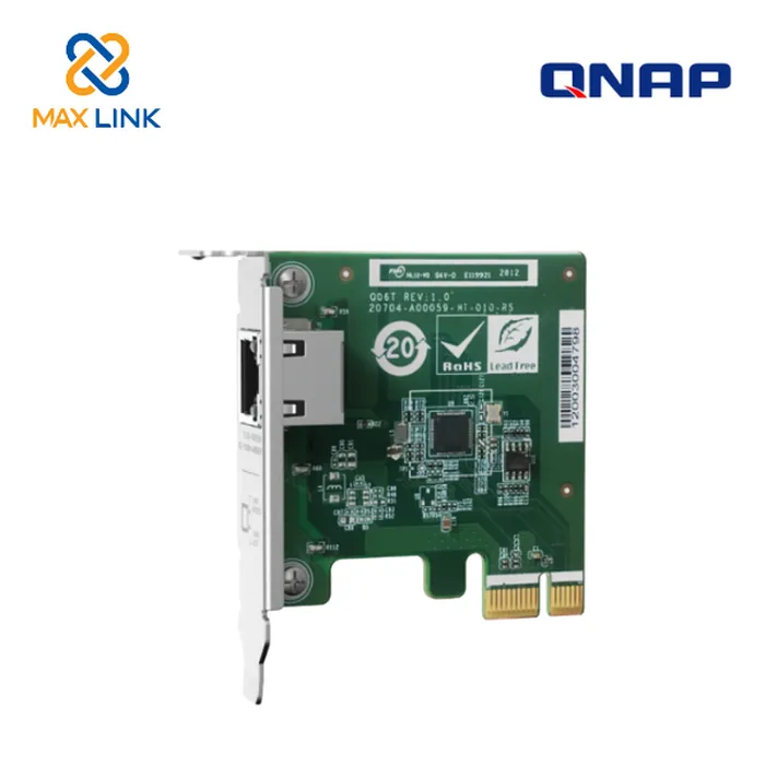 Thẻ mở rộng mạng LAN card QNAP QXG-2G1T-I225 Thẻ mở rộng mạng LAN card QNAP QXG-2G1T-I225