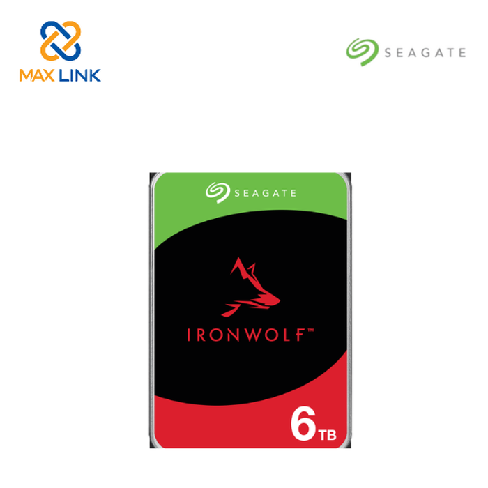 Ổ cứng HDD SEAGATE NAS IRONWOLF 3.5 6TB ST6000VN006