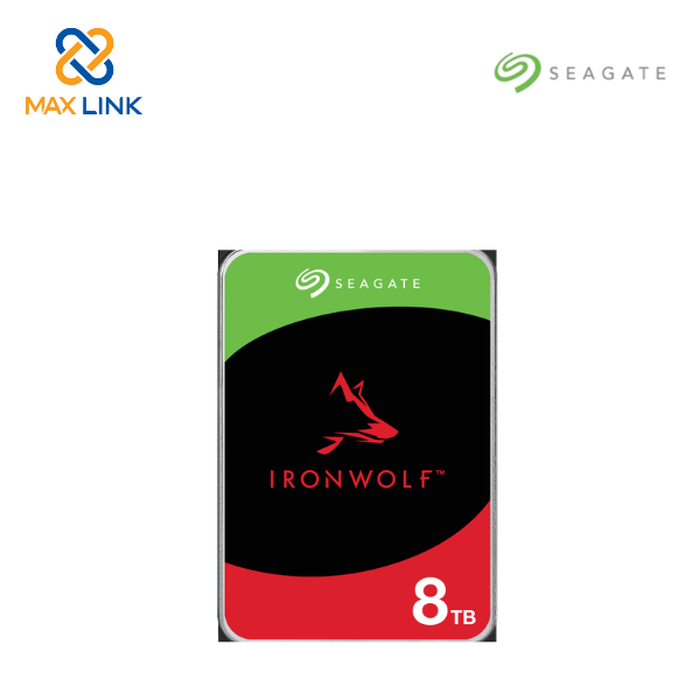 Ổ cứng HDD SEAGATE NAS IRONWOLF 3.5 8TB ST8000VN002