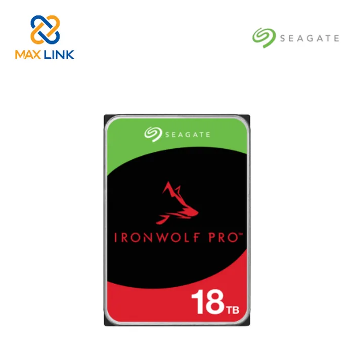 Ổ cứng HDD SEAGATE NAS IRONWOLF PRO 3.5 18TB ST18000NE000