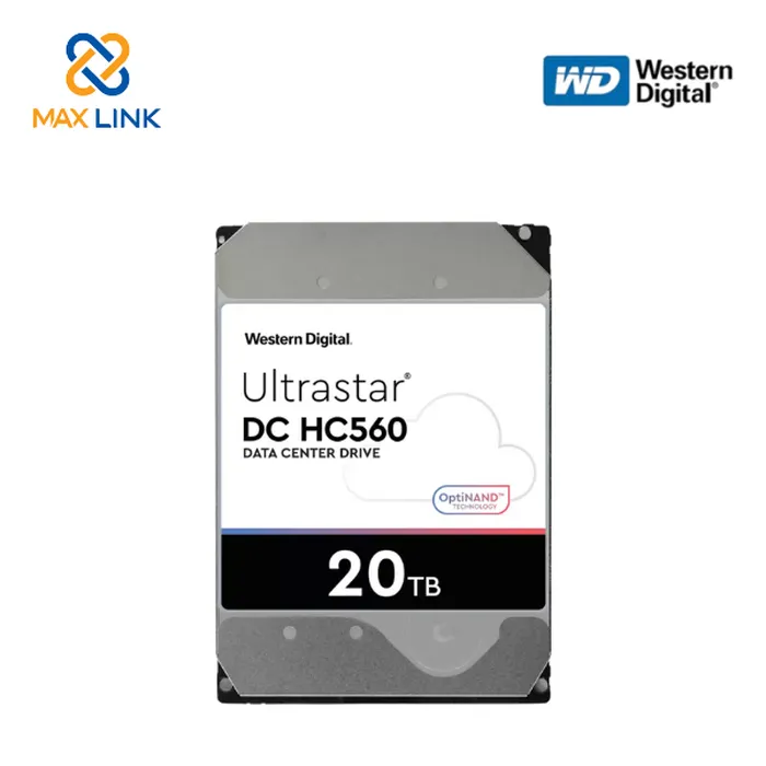 Ổ cứng HDD WESTERN ENTERPRISE ULTRASTAR DC HC560 20TB 3.5 0F38784 Ổ cứng HDD WESTERN ENTERPRISE ULTRASTAR DC HC560 20TB 3.5 0F38784