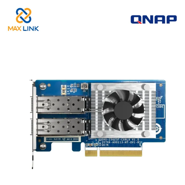 Thẻ mở rộng mạng LAN card QNAP QXG-25G2SF-CX6 Thẻ mở rộng mạng LAN card QNAP QXG-25G2SF-CX6