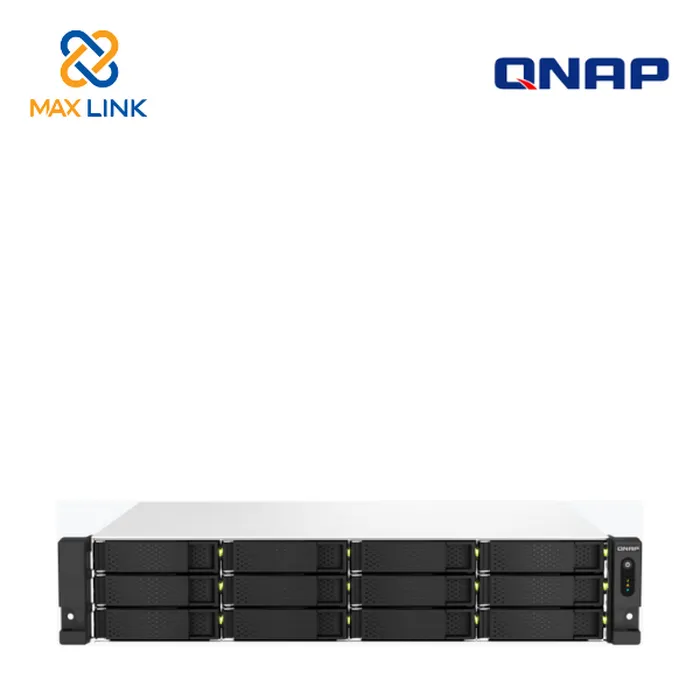 Thiết bị lưu trữ mạng NAS QNAP TS-1264U-RP-4G Thiết bị lưu trữ mạng NAS QNAP TS-1264U-RP-4G