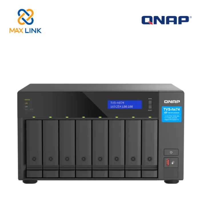 Thiết bị lưu trữ mạng NAS QNAP TVS-h874-i5-32G Thiết bị lưu trữ mạng NAS QNAP TVS-h874-i5-32G