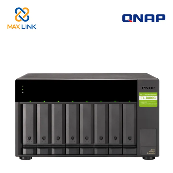 Thiết bị lưu trữ mạng NAS QNAP TL-D800C  Thiết bị lưu trữ mạng NAS QNAP TL-D800C