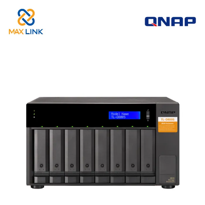 Thiết bị lưu trữ mạng NAS QNAP TL-D800S Thiết bị lưu trữ mạng NAS QNAP TL-D800S
