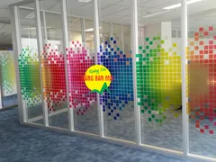 10+ mẫu dán decal kính văn phòng họa tiết độc đáo, bắt mắt