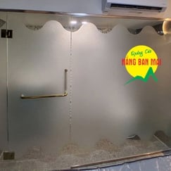 Dán Decal Kính hình Gợn Sóng