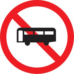 Biển báo cấm xe khách 16 chổ