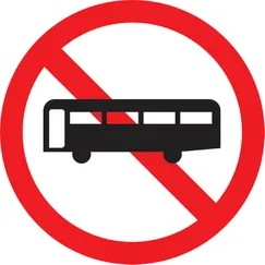 Biển cấm xe buýt