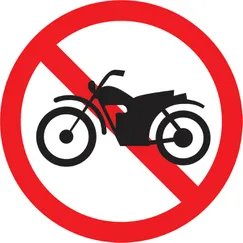 Biển cấm xe mô tô