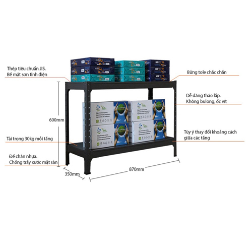 Kệ đa năng V lỗ 60TB