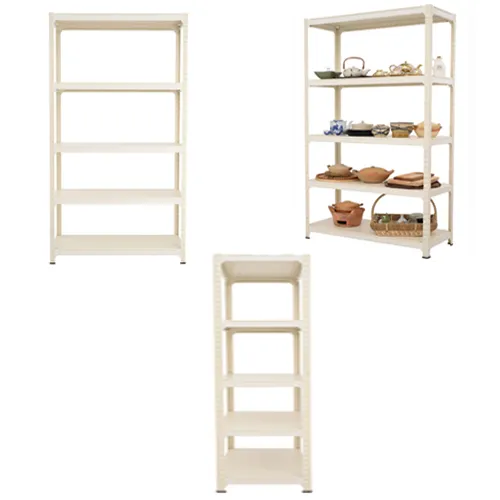 Kệ đa năng 2 trong 1 – 5 tầng – bửng tole – màu trắng.