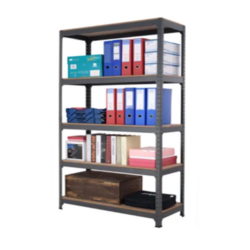 Kệ đa năng 2 trong 1 –5 tầng – bửng ván – màu xám.
