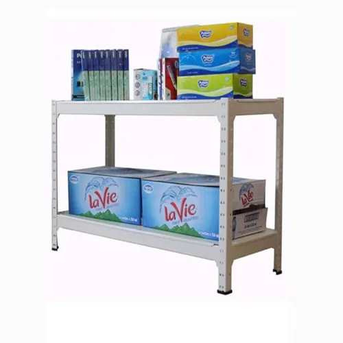 Kệ đa năng 2 trong 1 – 2 tầng – bửng tole – màu trắng.