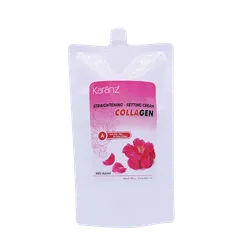 Uốn duỗi đa năng Collagen Setting Perm Straightening Cream Karanz 1000ml-Túi A