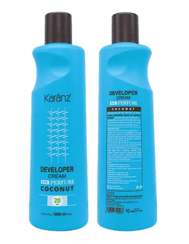 Oxy Kem Trợ Nhuộm Tẩy Tóc Hương Dừa Karanz 1000ml
