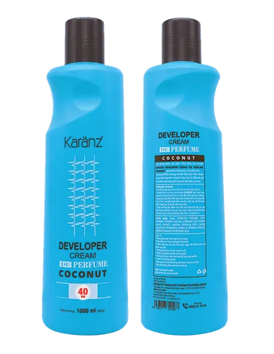 Oxy Kem Trợ Nhuộm Tẩy Tóc Hương Dừa Karanz 1000ml