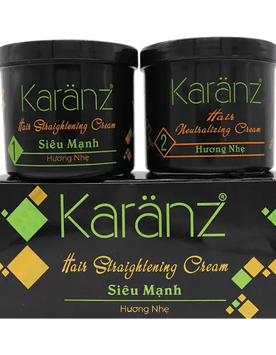 Bộ kem duỗi siêu mạnh Karanz 600ml