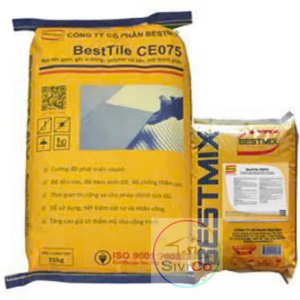 Keo dán gạch BestTile CE075 bao 5 kg