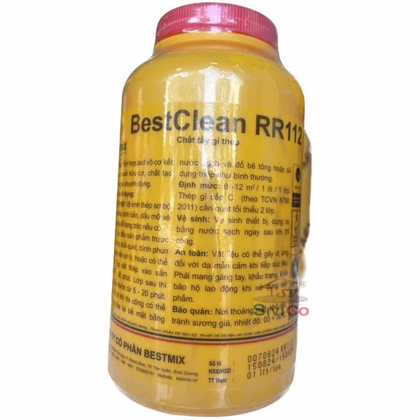 Tẩy rỉ sét BestClean RR112 (1lít )