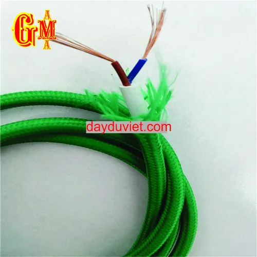 Fabric covered power cable