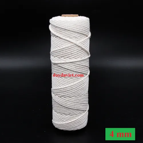 Dây dù tròn Cotton 4mm